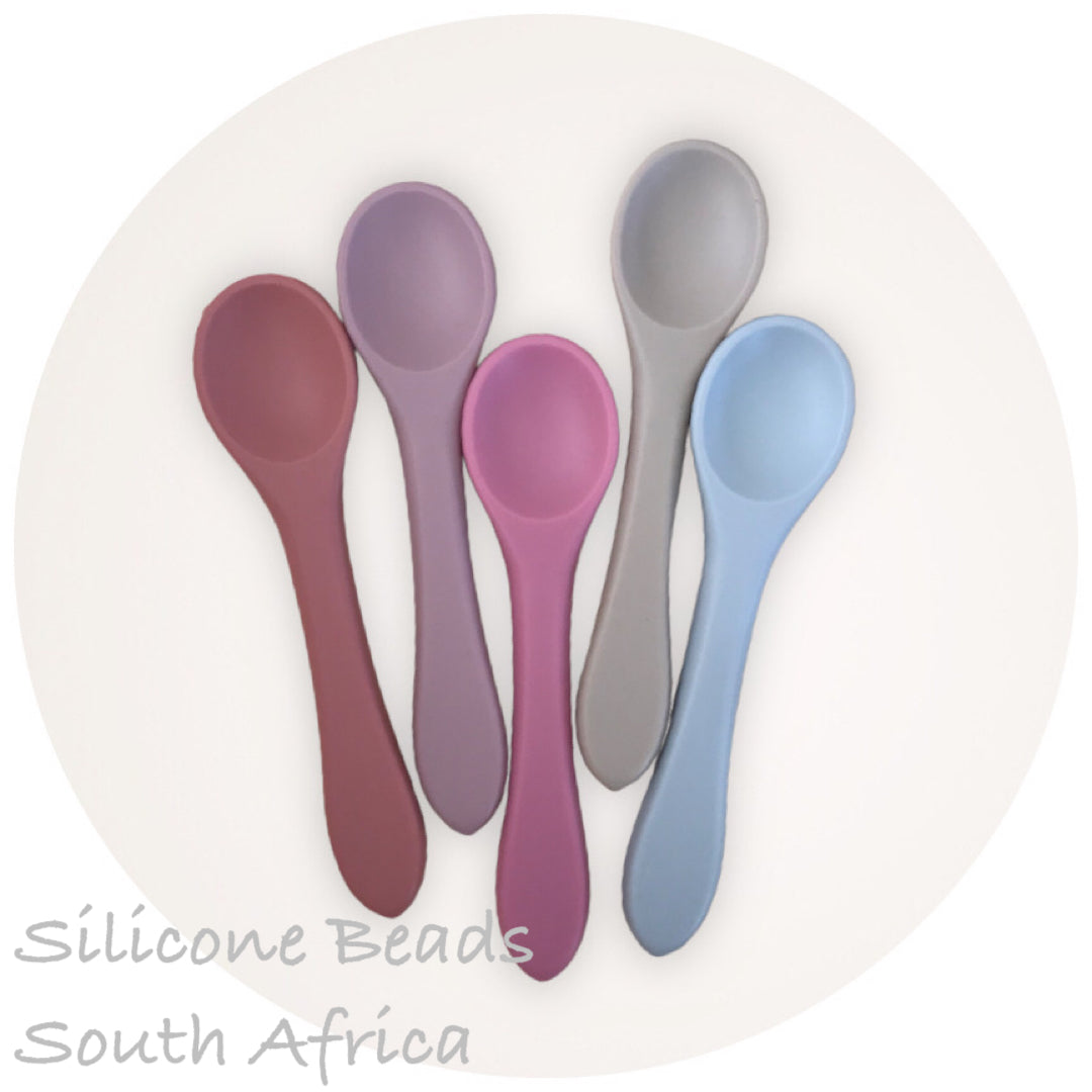 Silicone BLW Spoons – Silicone Beads SA